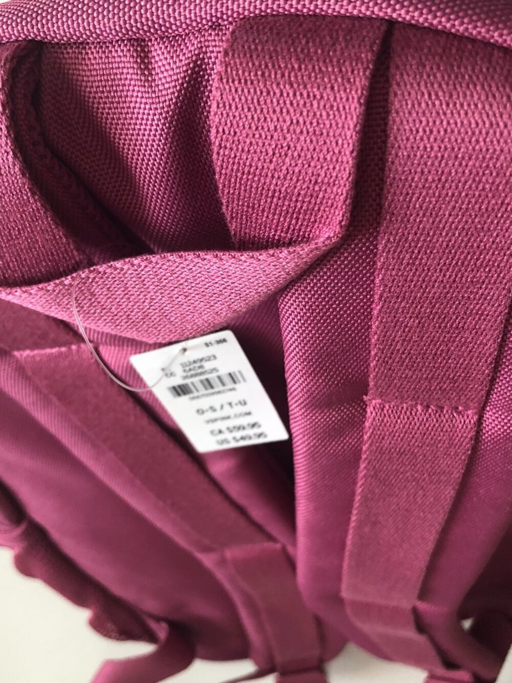 Victoria's Secret PINK Ivy Classic Canvas BACKPACK, Multi-Pockets, Rose Pink - Picture 9 of 11
